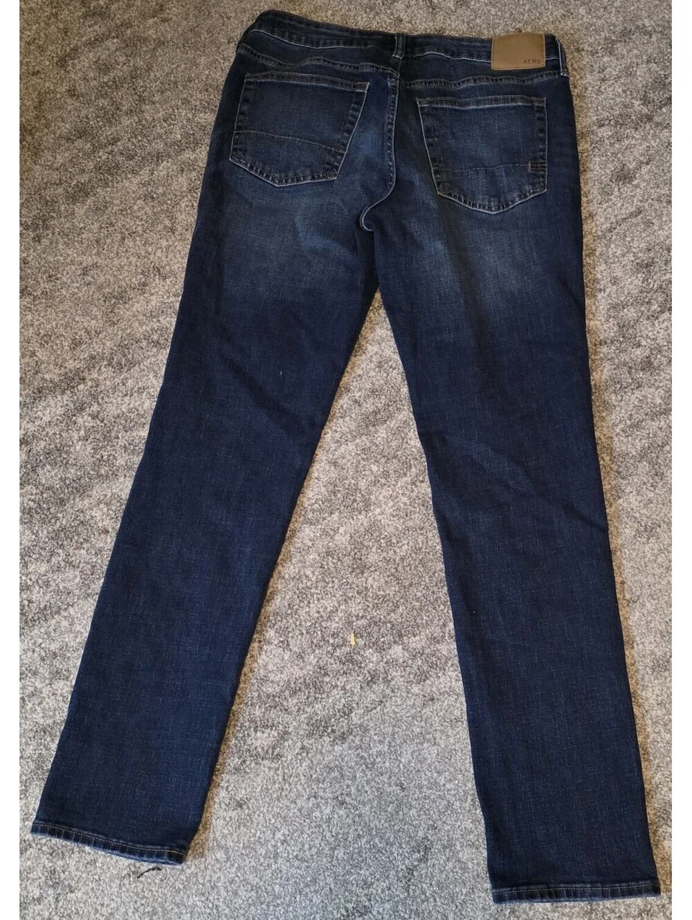 Aeropostale Slim Dark Blue Denim Jeans Mens 32x34